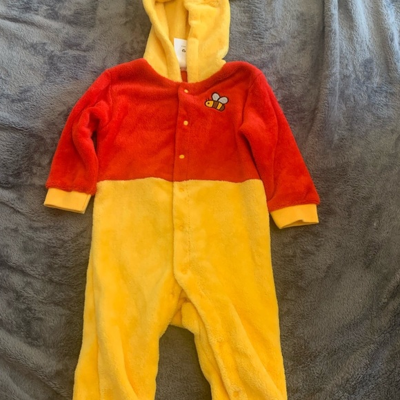 Disney Red and Yellow Kids Footie - Picture 1 of 3